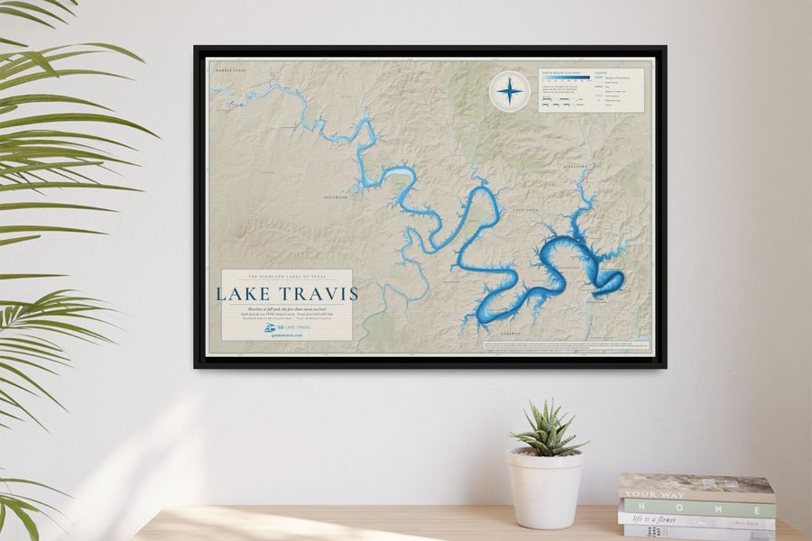 Interactive Lake Travis Map: Depths, Boat Ramps, Marinas & Water Level