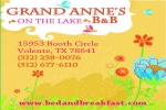 GrandAnne's on the Lake B&B logo