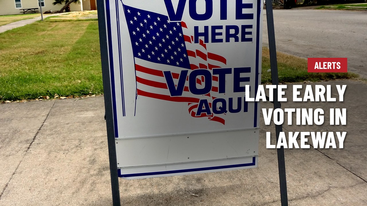 Lakeway Activity Center keeps early voting open until 10 p.m. Thursday and Friday