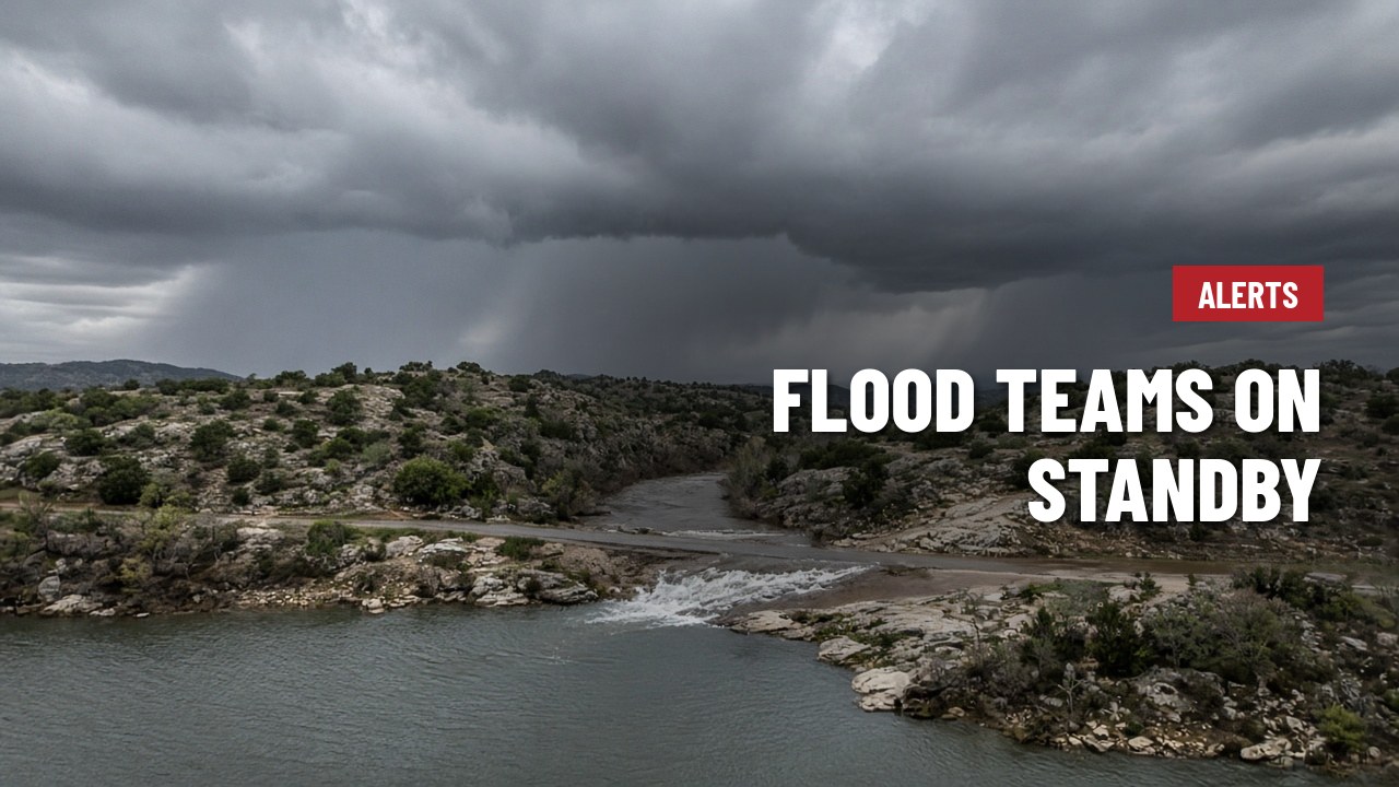 State puts flood rescue teams on standby as Vance's remnants bring storms to the Hill Country