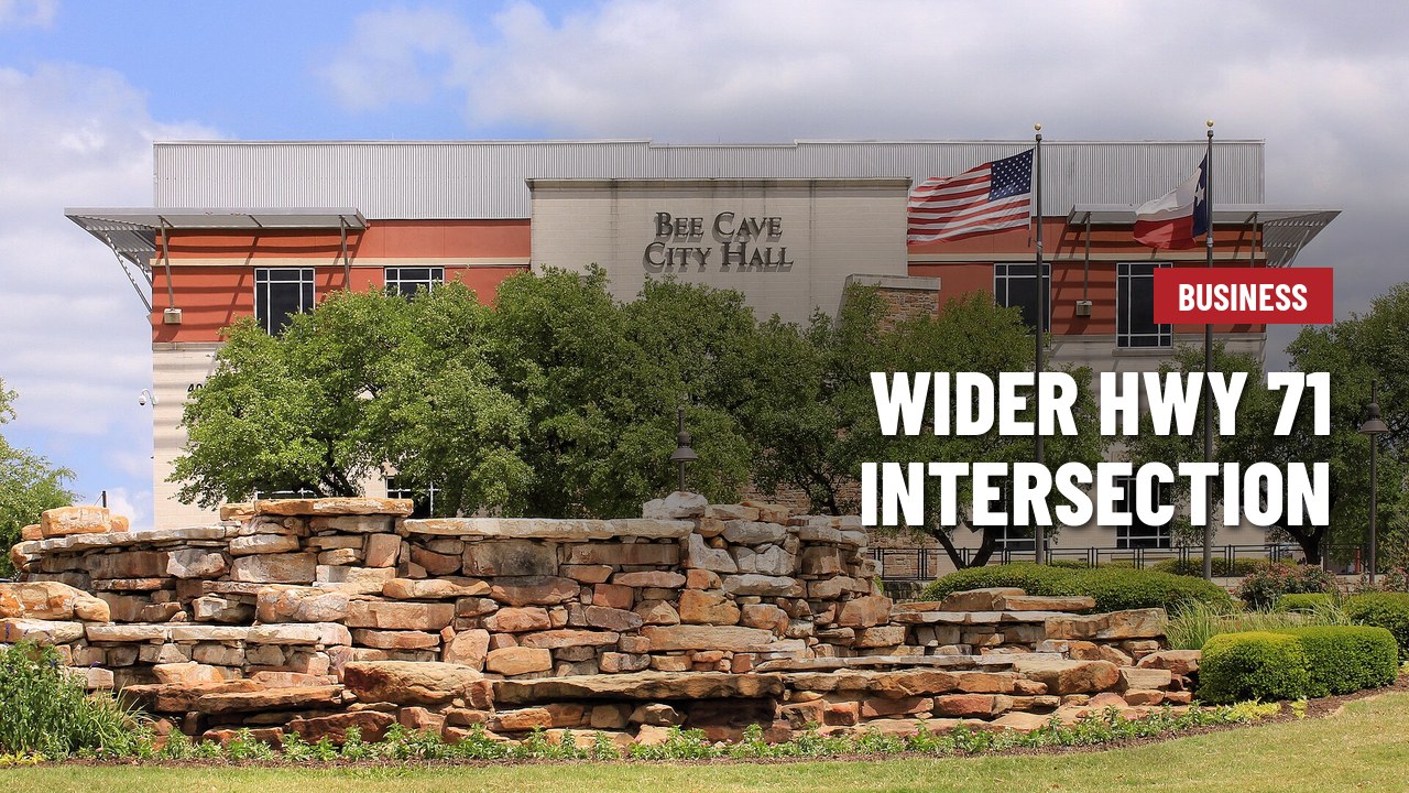 Bee Cave signs on to widen the Hwy. 71, Hamilton Pool Road and Bee Cave Parkway intersection