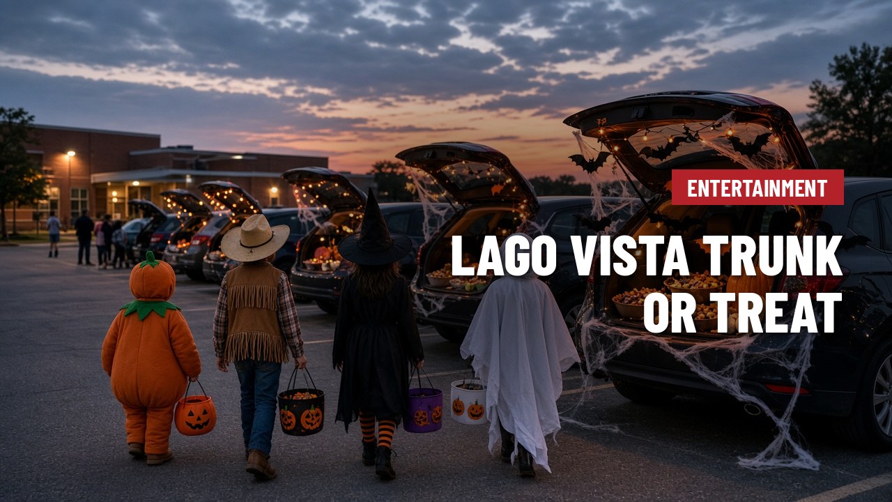 Lago Vista's free Trunk or Treat fills the high school PAC lot on Halloween night