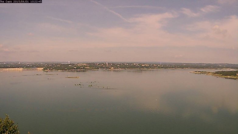Lake Travis webcam, June 1, 2015 9:25 AM CT