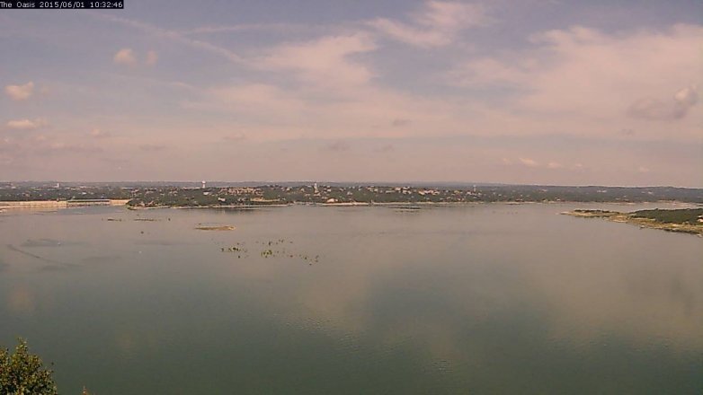 Lake Travis webcam, June 1, 2015 9:35 AM CT