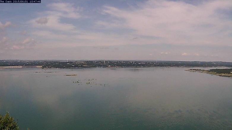 Lake Travis webcam, June 1, 2015 9:50 AM CT
