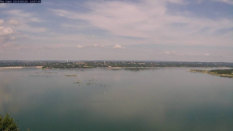 Lake Travis webcam, June 1, 2015 10:00 AM CT