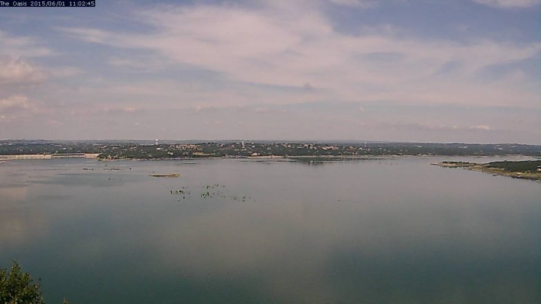 Lake Travis webcam, June 1, 2015 10:05 AM CT