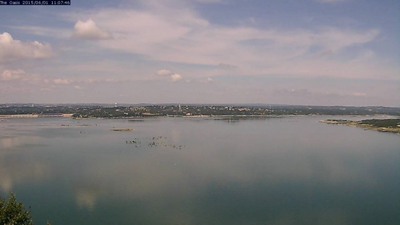 Lake Travis webcam, June 1, 2015 10:10 AM CT