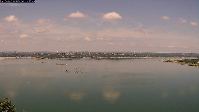 Lake Travis webcam, June 1, 2015 10:40 AM CT