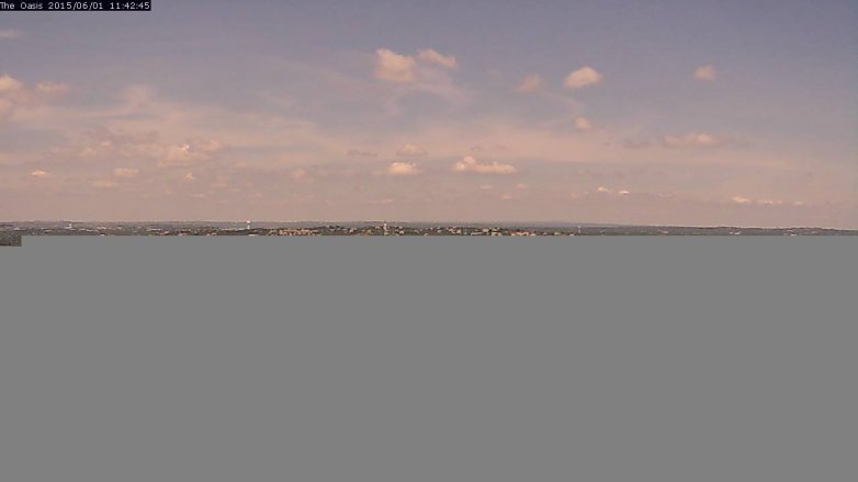 Lake Travis webcam, June 1, 2015 10:45 AM CT