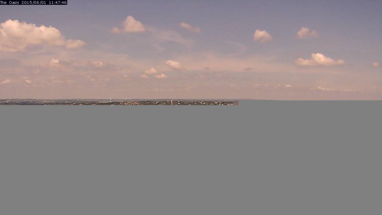 Lake Travis webcam, June 1, 2015 10:50 AM CT