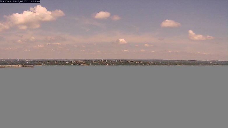 Lake Travis webcam, June 1, 2015 10:55 AM CT