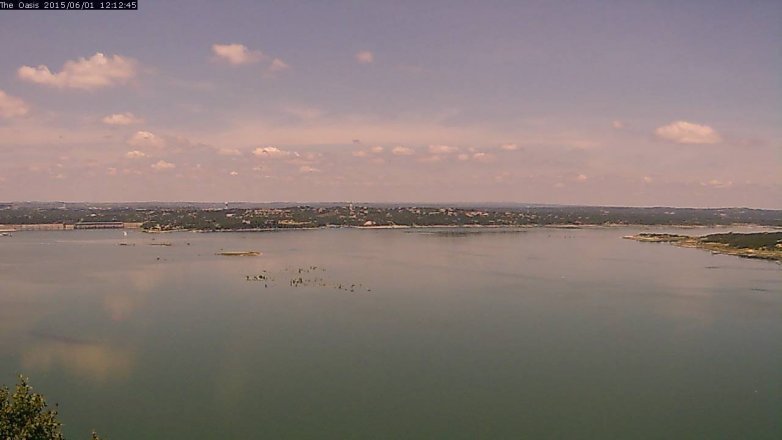 Lake Travis webcam, June 1, 2015 11:15 AM CT
