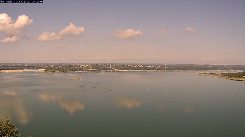 Lake Travis webcam, June 2, 2015 9:15 AM CT