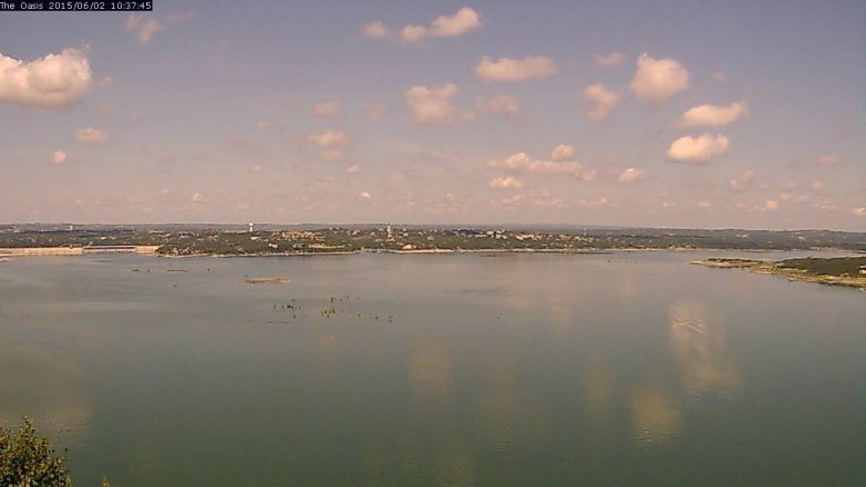 Lake Travis webcam, June 2, 2015 9:40 AM CT
