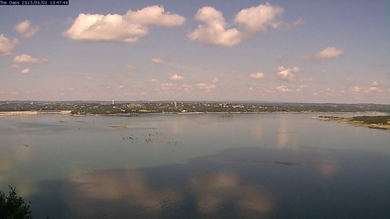 Lake Travis webcam, June 2, 2015 9:50 AM CT