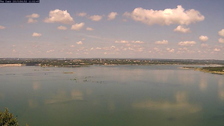 Lake Travis webcam, June 2, 2015 10:05 AM CT