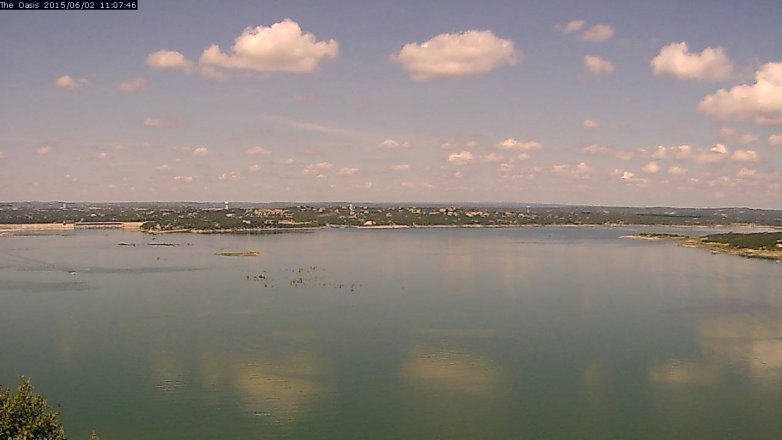 Lake Travis webcam, June 2, 2015 10:10 AM CT