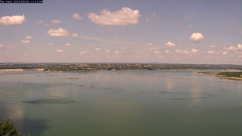 Lake Travis webcam, June 2, 2015 10:15 AM CT