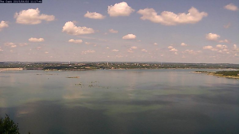 Lake Travis webcam, June 2, 2015 10:20 AM CT