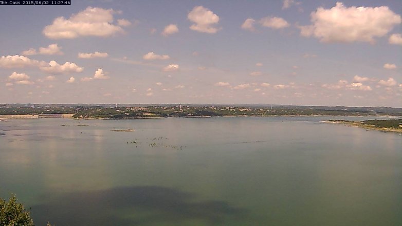 Lake Travis webcam, June 2, 2015 10:30 AM CT