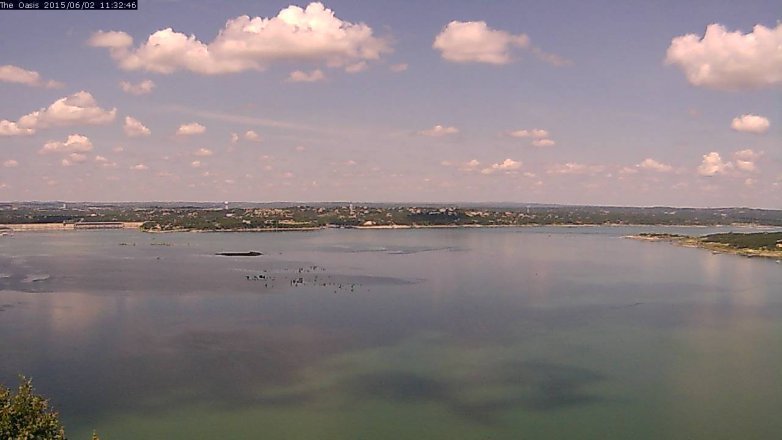 Lake Travis webcam, June 2, 2015 10:35 AM CT