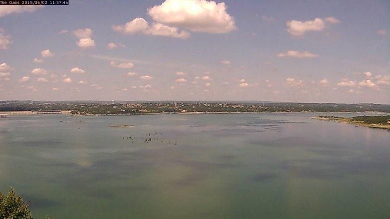 Lake Travis webcam, June 2, 2015 10:40 AM CT