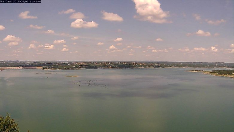 Lake Travis webcam, June 2, 2015 10:45 AM CT