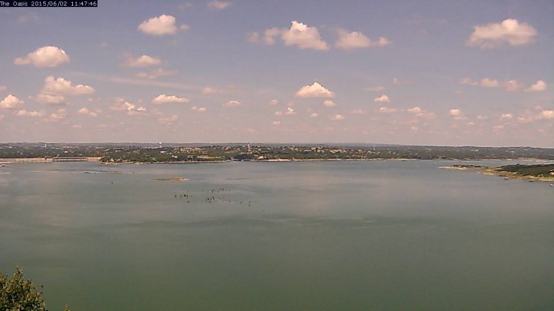 Lake Travis webcam, June 2, 2015 10:50 AM CT