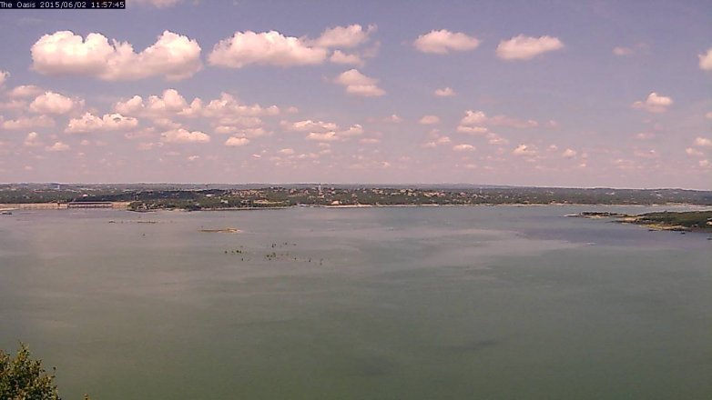 Lake Travis webcam, June 2, 2015 11:00 AM CT