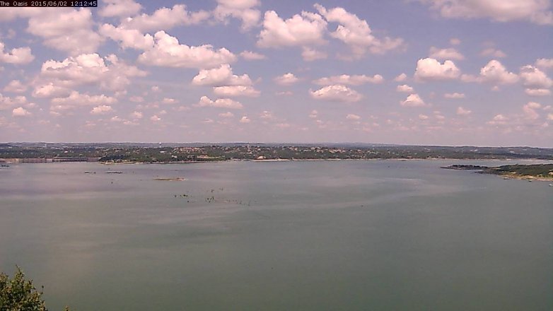 Lake Travis webcam, June 2, 2015 11:15 AM CT