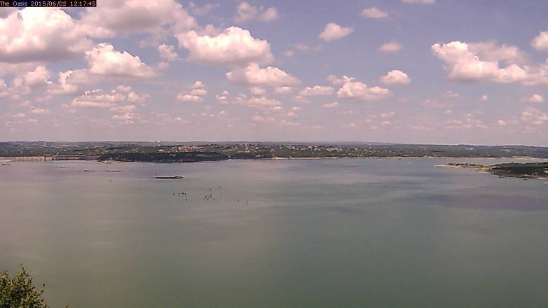 Lake Travis webcam, June 2, 2015 11:20 AM CT