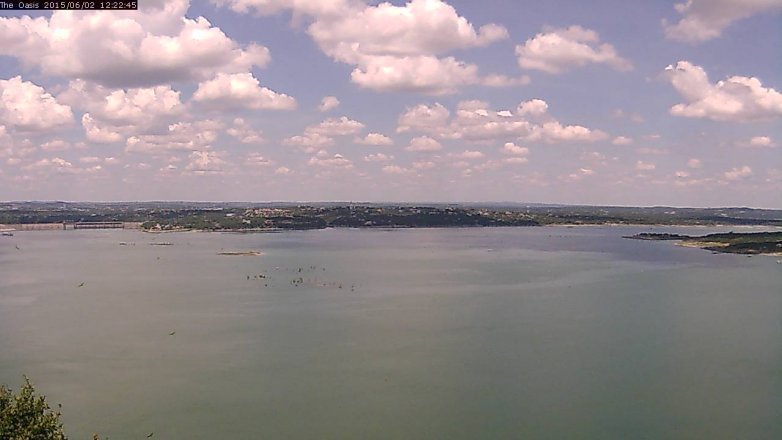 Lake Travis webcam, June 2, 2015 11:25 AM CT