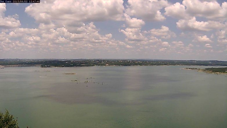Lake Travis webcam, June 2, 2015 11:50 AM CT