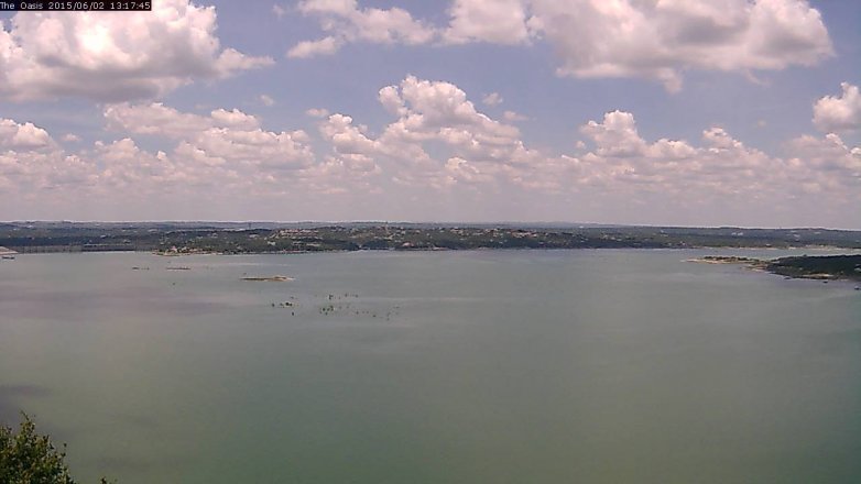 Lake Travis webcam, June 2, 2015 12:20 PM CT