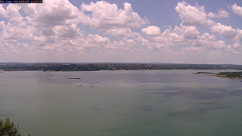 Lake Travis webcam, June 2, 2015 12:50 PM CT