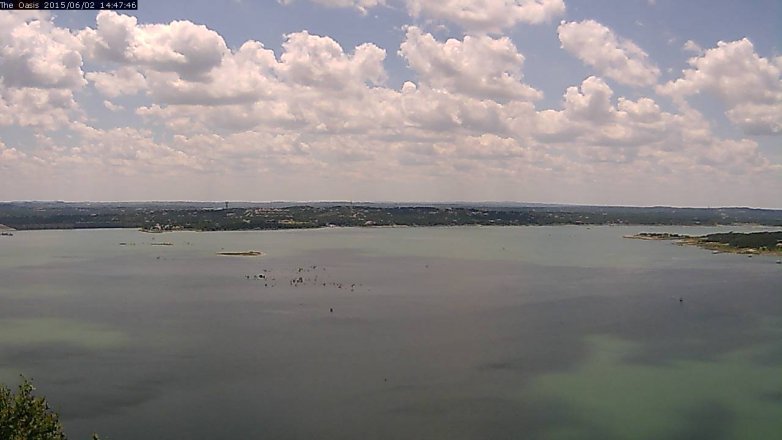 Lake Travis webcam, June 2, 2015 1:50 PM CT