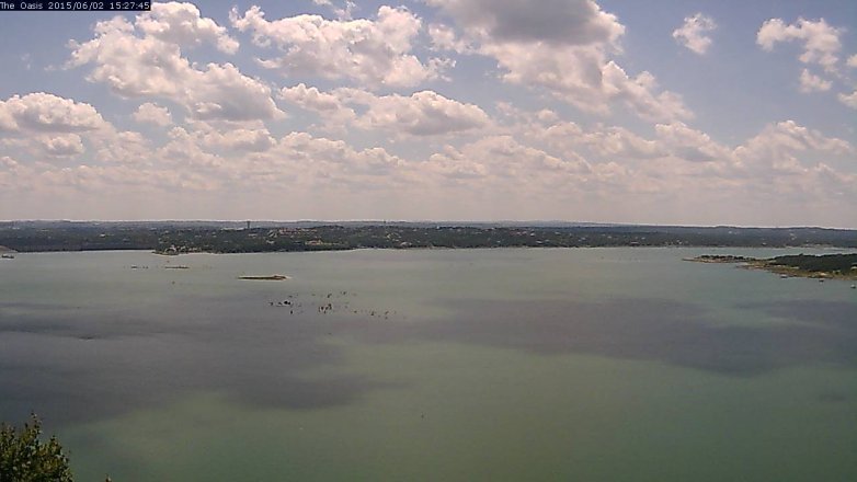 Lake Travis webcam, June 2, 2015 2:30 PM CT