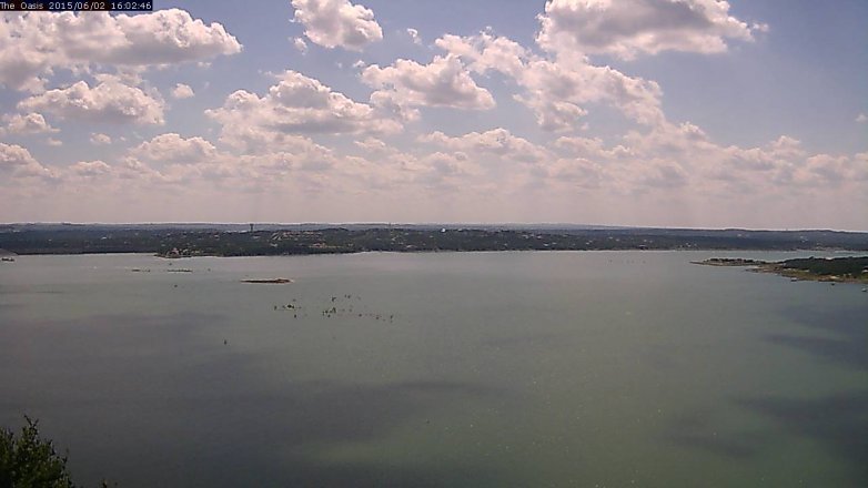 Lake Travis webcam, June 2, 2015 3:05 PM CT
