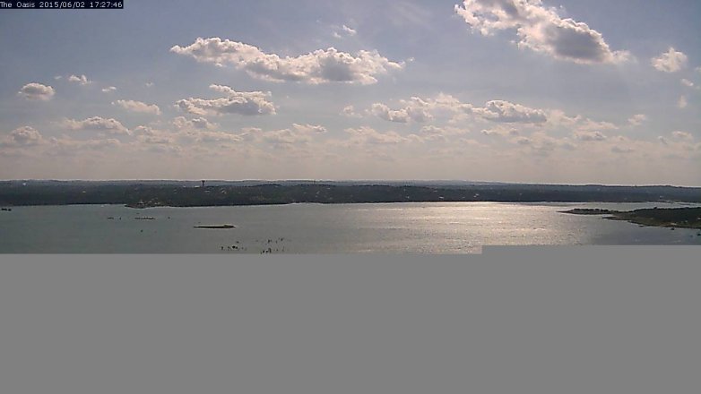 Lake Travis webcam, June 2, 2015 4:30 PM CT
