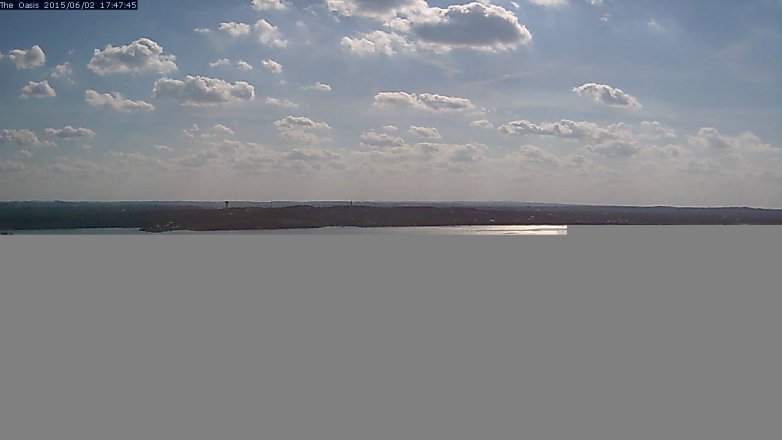 Lake Travis webcam, June 2, 2015 4:50 PM CT