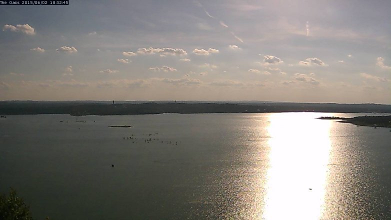 Lake Travis webcam, June 2, 2015 5:35 PM CT