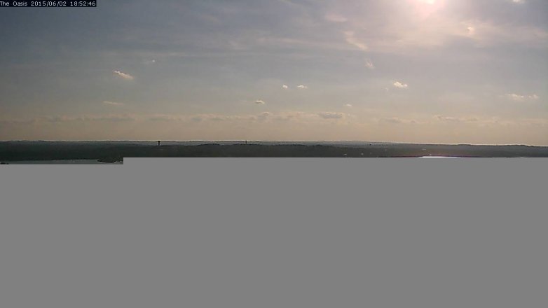 Lake Travis webcam, June 2, 2015 5:55 PM CT