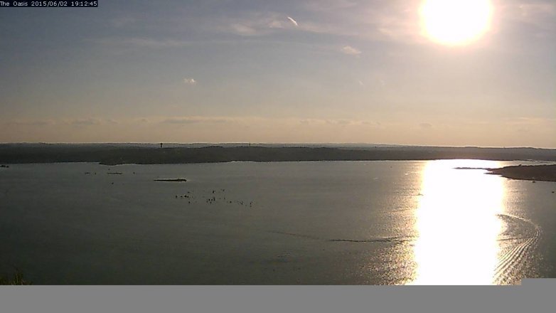 Lake Travis webcam, June 2, 2015 6:15 PM CT