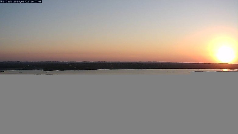 Lake Travis webcam, June 2, 2015 7:20 PM CT