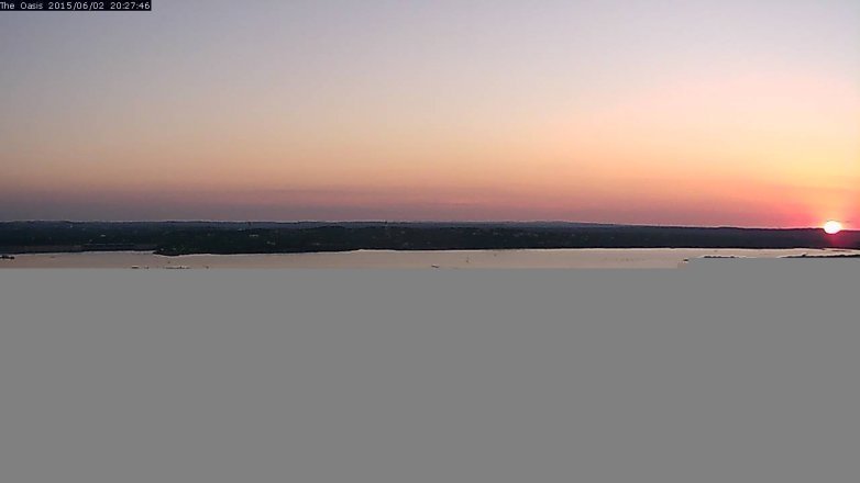 Lake Travis webcam, June 2, 2015 7:30 PM CT