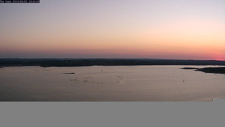 Lake Travis webcam, June 2, 2015 7:35 PM CT