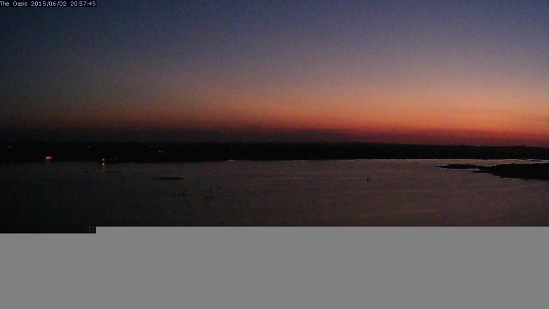 Lake Travis webcam, June 2, 2015 8:00 PM CT