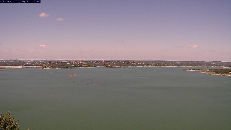 Lake Travis webcam, June 3, 2015 10:20 AM CT