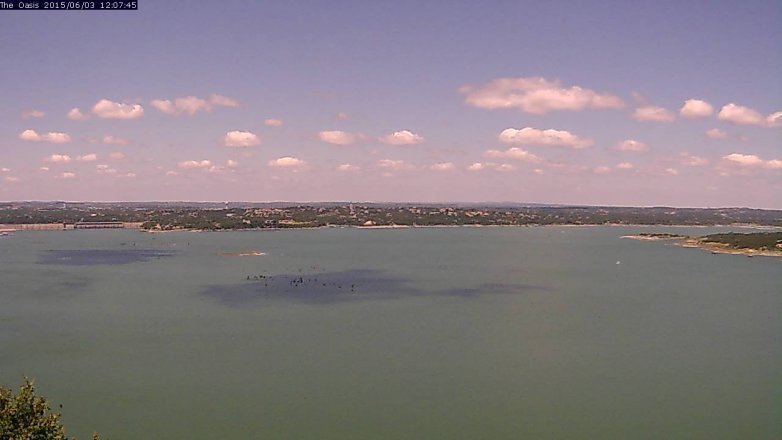 Lake Travis webcam, June 3, 2015 11:10 AM CT